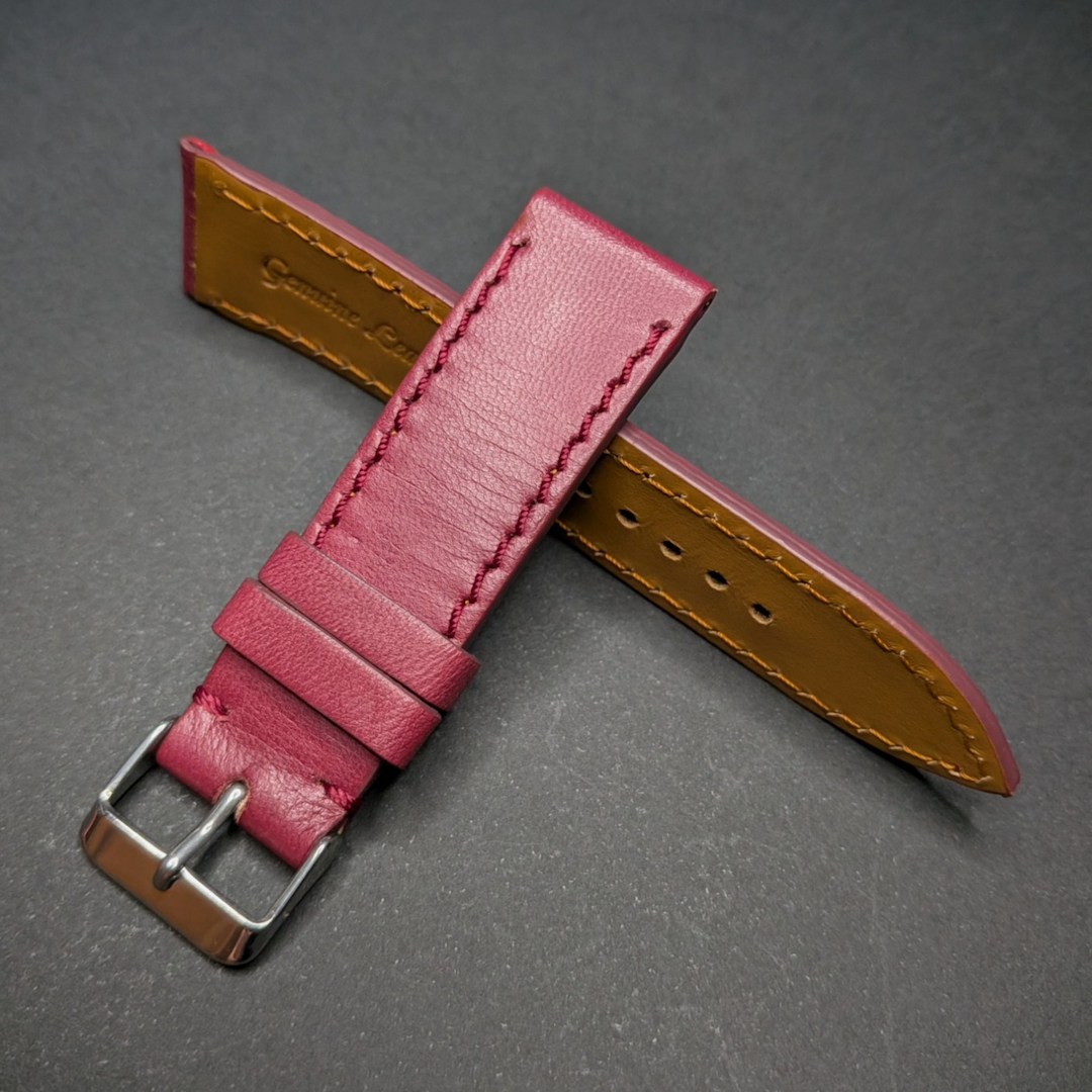 correa clásica 1968 burdeos marjofra straps